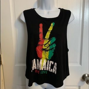 Cute Jamaican tank top. Size M. EUC